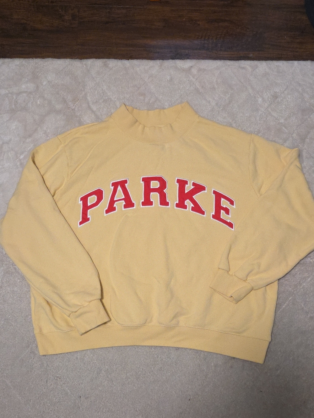 PARKE VARSITY MOCKNECK SWEATSHIRT